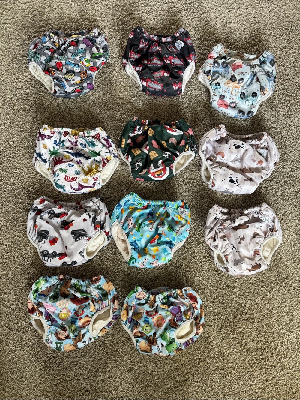 2T-5T Texas Tushies all in one reuseable diapers